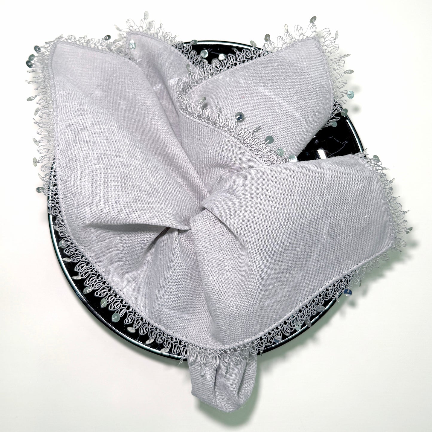 Handcrafted Grey Napkin