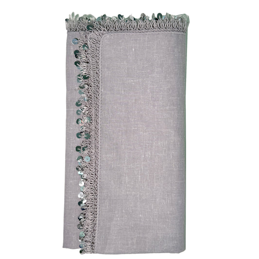 Handcrafted Grey Napkin